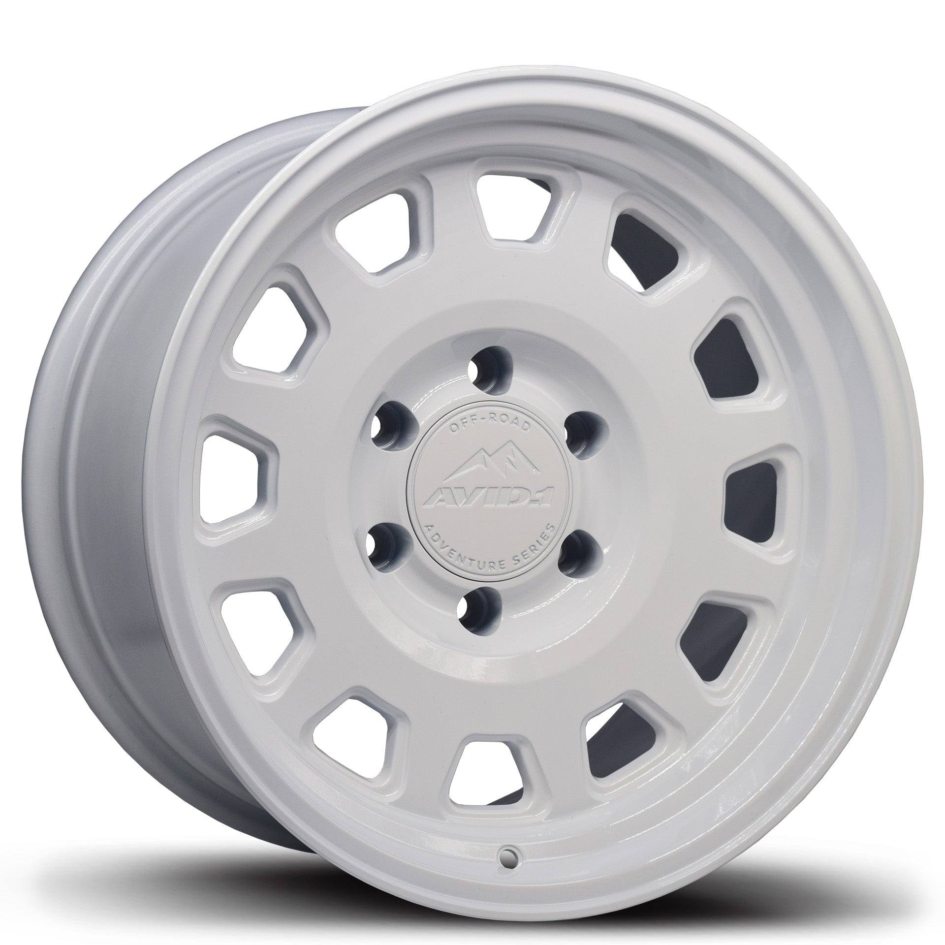 AT03 Gloss White – Avid.1 Off-Road Wheels